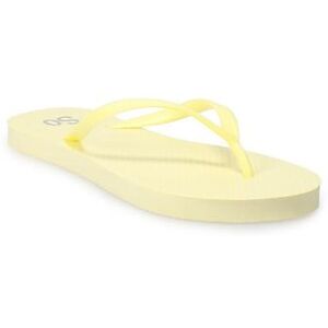 SO Glider Women's Flip Flop Sandals, Size: 11, Brt Yellow