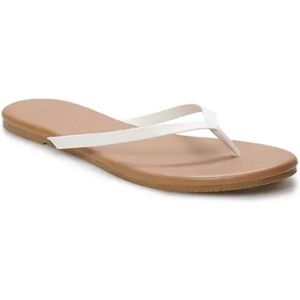 LC Lauren Conrad Honey Women's Flip Flop Sandals, Size: 5, White