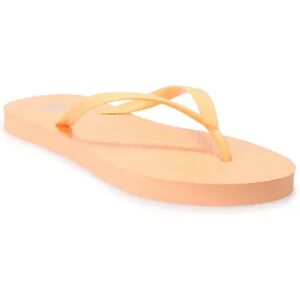 SO Glider Women's Flip Flop Sandals, Size: 10, Lt Orange