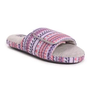 MUK LUKS Women's MUK LUKS Ansley Jersey Slide Slippers, Size: Large, Multicolor