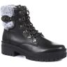 Regarde Le Ciel - Women's Black Olga-09 Leather Hiker Boots - Size US: 7/ UK: 5/ EU: 38  - Black - Female - Size: US: 7/ UK: 5/ EU: 38