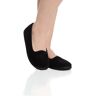 Dearfoams Women's Rebecca Microfiber Velour Closed Back Slipper in Black (51701)   Size Medium   HerRoom.com