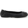 TORY BURCH minnie travel ballet flats  - Black - female - Size: 7