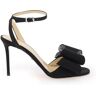 MACH E MACH satin le cadeau sandals with double bow  - Black - female - Size: 41