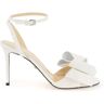 MACH E MACH satin le cadeau sandals with double bow  - White - female - Size: 38