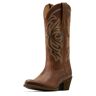 Women's Heritage J Toe Stretchfit Western Boots in Sassy Brown, Size: 8 C / Wide by Ariat