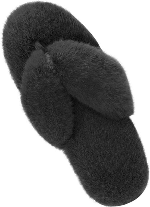 DREAM PAIRS Fluffy Flip Flop House Slippers - US Size - Footware