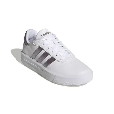 adidas Court Platform Women's Lifestyle Skateboarding Shoes, Size: 5.5, White
