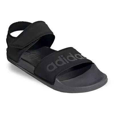 adidas Adilette Women's Strappy Sandals, Size: M11W12, Black