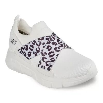 Skechers Women's BOBS by Skechers B Flex Kitty Kickstart Slip-On Shoes, Size: 8.5 Wide, White