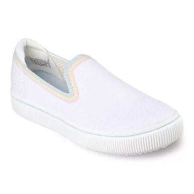 Skechers Street Poppy 2.0 Lil' Trimmer Women's Slip-On Shoes, Size: 7.5, White