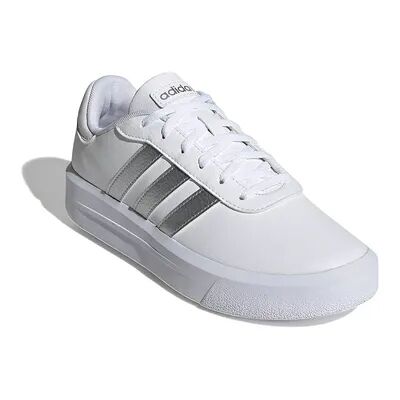 adidas Court Platform Women's Lifestyle Skateboarding Shoes, Size: 8.5, White