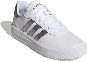 adidas Court Platform Women's Lifestyle Skateboarding Shoes, Size: 8.5, White