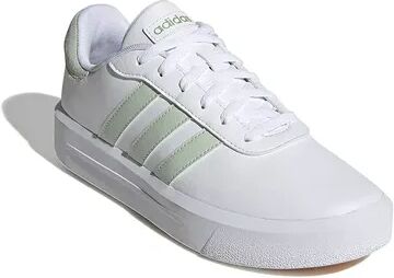 adidas Court Platform Women's Lifestyle Skateboarding Shoes, Size: 8.5, White