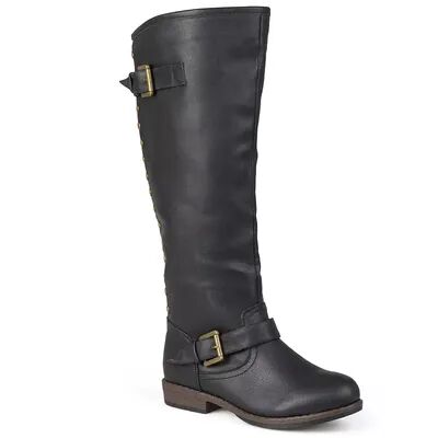 Journee Collection Spokane Women's Knee-High Boots, Girl's, Size: 8.5 Medium XWc, Black