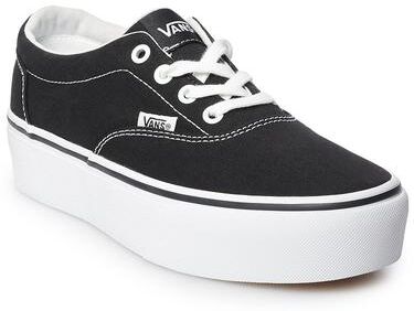 Vans Doheny Women's Platform Skate Shoes, Size: 8.5, Black