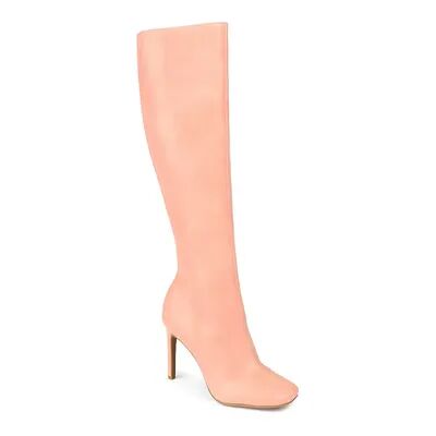 Journee Collection Glenda Women's Knee-High Boots, Size: 7.5 Medium XWc, Med Pink