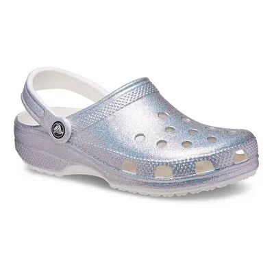 Crocs Classic Glitter II Women's Clogs, Size: M9W11, Beige Over