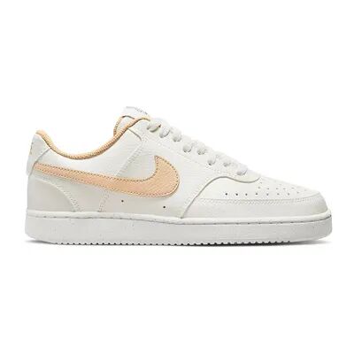 Nike Court Vision Next Nature Women's Low-Top Shoes, Size: 8.5, Natural