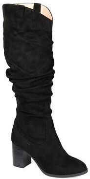 Journee Collection Aneil Women's Knee-High Boots, Size: 10 Medium XWc, Black