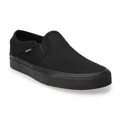 Vans Asher Women's Skate Shoes, Size: 7.5, Black