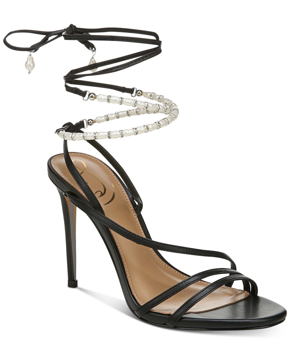 Sam Edelman Women's Scarlette Ankle Strap Dress Sandals - Black