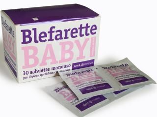 POLIFARMA SPA Blefarette Baby Salviettine Oculari Medicate Monouso 30 Pezzi