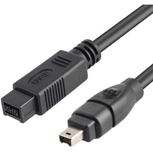 JUNSUNMAY FireWire High Speed Premium DV 800 9-benet han til FireWire 400 4-benet han IEEE 1394-kabel, længde: 3m