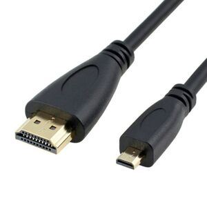 Shoppo Marte 1.5m Micro HDMI to HDMI 19 Pin Cable, 1.4 Version(Black)