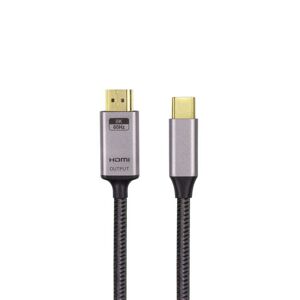 NÖRDIC 1m USBC til DP 1.4 kabel 8K30Hz 4K120Hz 32.4Gbps