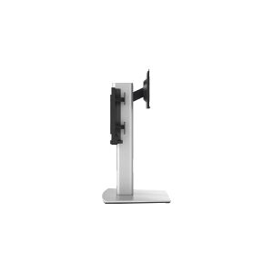 Dell CFS22 - Stativ - for monitor/desktop - låsbar - sølv - skærmstørrelse: 19-27 - monteringsgrænseflade: 100 x 100 mm - skrivebord - for AIO Compact Stand CFS22