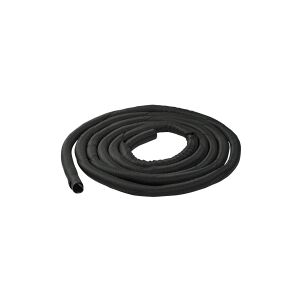 StarTech.com 15' (4.6m) Cable Management Sleeve, Flexible Coiled Cable Wrap, 1-1.5 diameter Expandable Sleeve, Polyester Cord Manager/Protector/Concealer, Black Trimmable Cable Organizer - Cable & Wire Hider (WKSTNCM2) - Kabelbinder - sort - 4.6 m