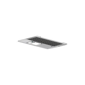 HP - Notebooks udskiftningstastatur - bagbelyst - dansk/norsk/finsk - med topdække - for EliteBook 840 G8 (privacy)