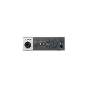 Universal Audio   VOLT 1 - USB-optageenhed - 24 Bit / 192 kHz AD/DA converter - Kompatibel med: PC, macOS, iPad/iPhone (iOS 14 eller nyere)