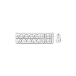 Logitech Signature Slim Combo MK950 - Tastatur og mus-sæt - trådløs - Bluetooth 5.1 LE - QWERTY - Nordisk - off-white