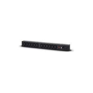 CyberPower Systems CyberPower Basic Series PDU20BHVIEC12R - Strømfordelingsenhed (rackversion) - AC 200/230 V - input: IEC 60320 C20 - output-stikforbindelser: 12 (power IEC 60320 C13) - 1U