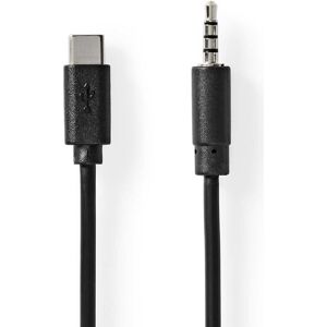 Nedis Usb-C Til 3.5mm Minijack Kabel - Sort - 1 M