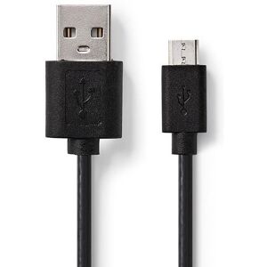 Nedis - Usb-A 2.0 Til Micro-B Kabel - 2 M - Sort