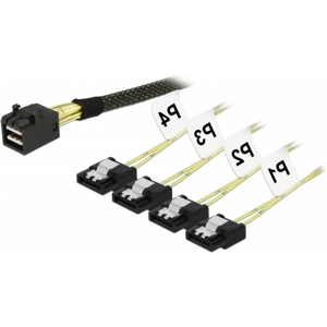 DeLOCK Mini Sas Hd Kabel Sff-8643 Til 4 X Sata 7 Pin - 1 M