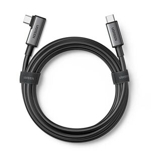 Ugreen Ugrønt vinklet USB Type-C Til USB Type-C 60W kabel 5m - Sort