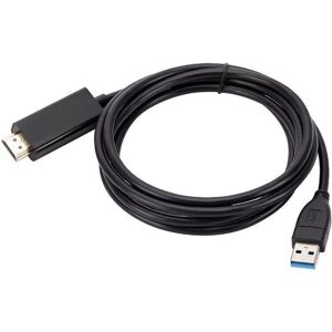 1,8 m USB til HDMI Adapter Kabel Kabel USB 2.0 Type A Han til HDMI Han Converter Ft