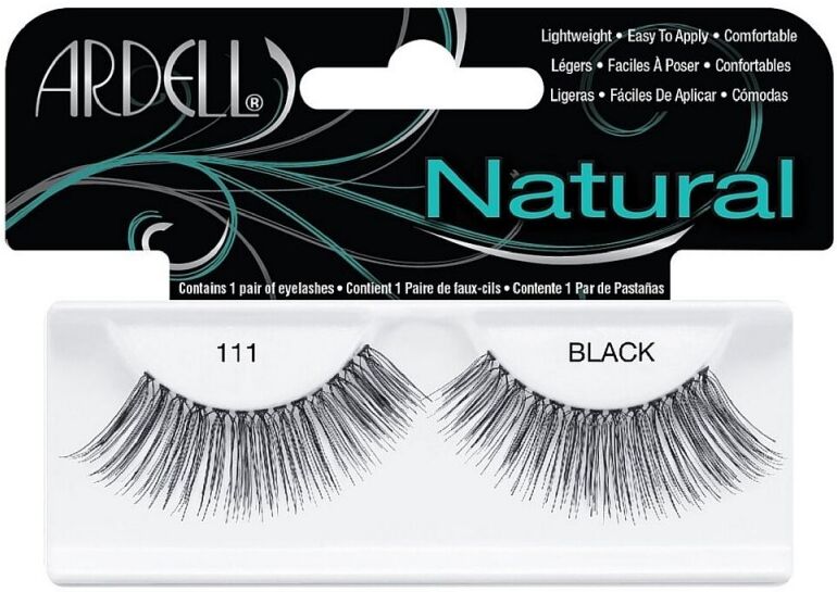 Natural Lashes 111 Black 1 par Kunstige &oslash;jenvipper