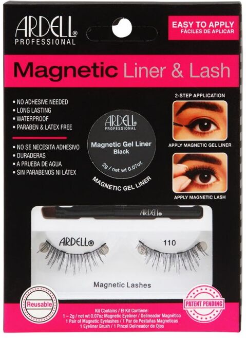 Magnetic Liner &amp; Lash 110 1 par + 1 stk + 2 g Kunstige &oslash;jenvipper