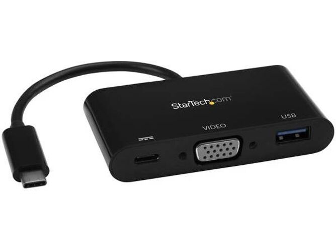 STARTECH Docking Station STARTECH CDP2VGAUACP (Negro)