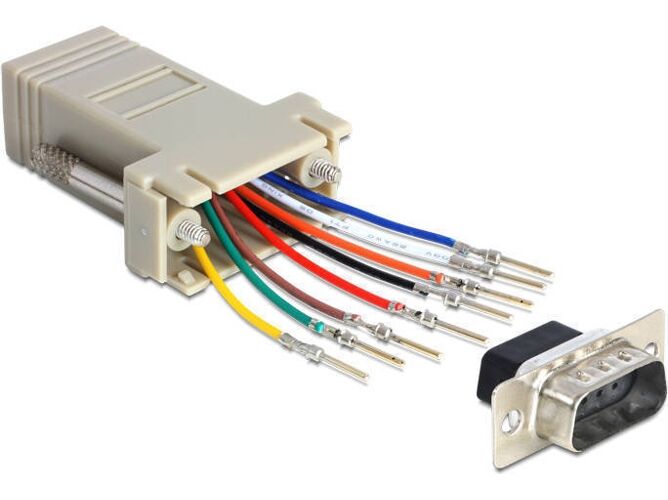 DELOCK Adaptador DELOCK 65462 (RJ45 - Gris)