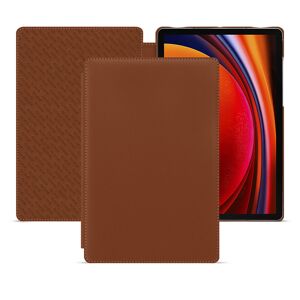 Noreve Housse cuir Samsung Galaxy Tab S9 Évolution Marron PU