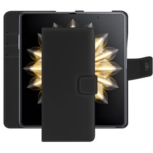 Noreve Étui portefeuille cuir Honor Magic V2 Évolution Noir PU