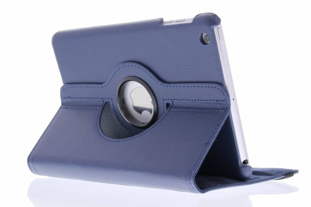 Coquedetelephone.fr Étui de tablette portefeuille rotatif à 360° pour l'iPad Mini / 2 / 3 - Bleu