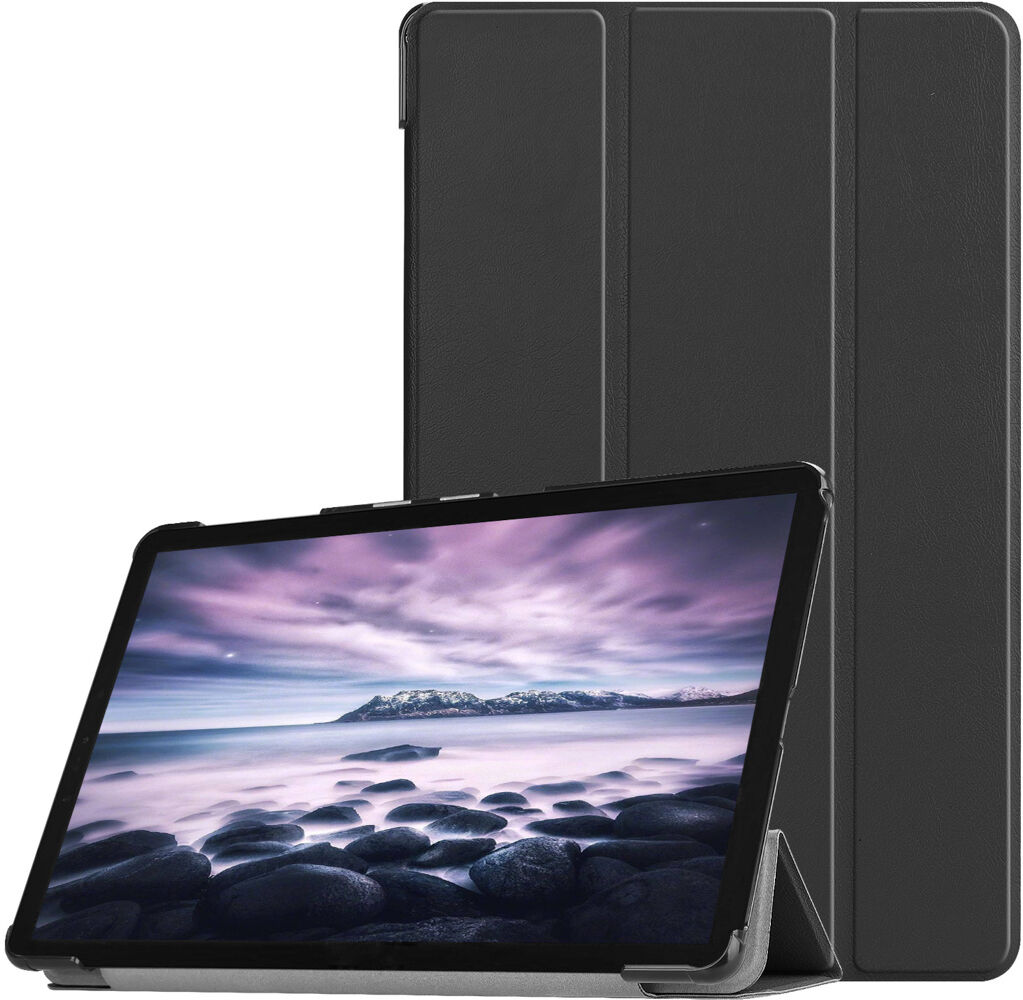 iMoshion Étui de tablette portefeuille Trifold pour Samsung Galaxy Tab A 10.5 (2018) - Noir