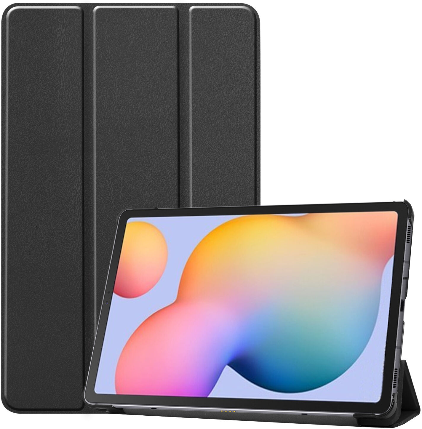 iMoshion Étui de tablette portefeuille Trifold pour le Samsung Galaxy Tab S6 Lite - Noir